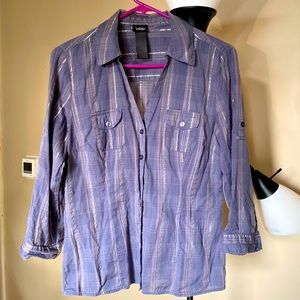 Vanity button down blouse